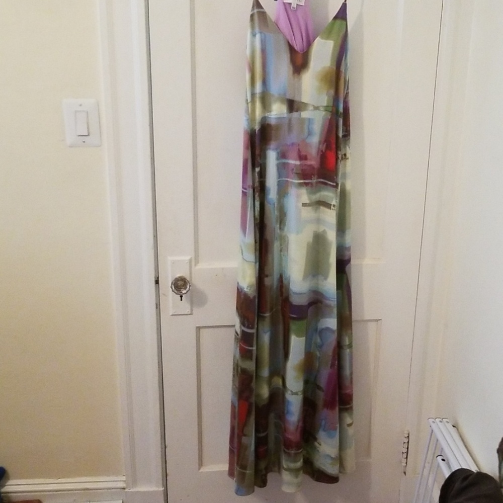 Beautiful watercolor maxi dress